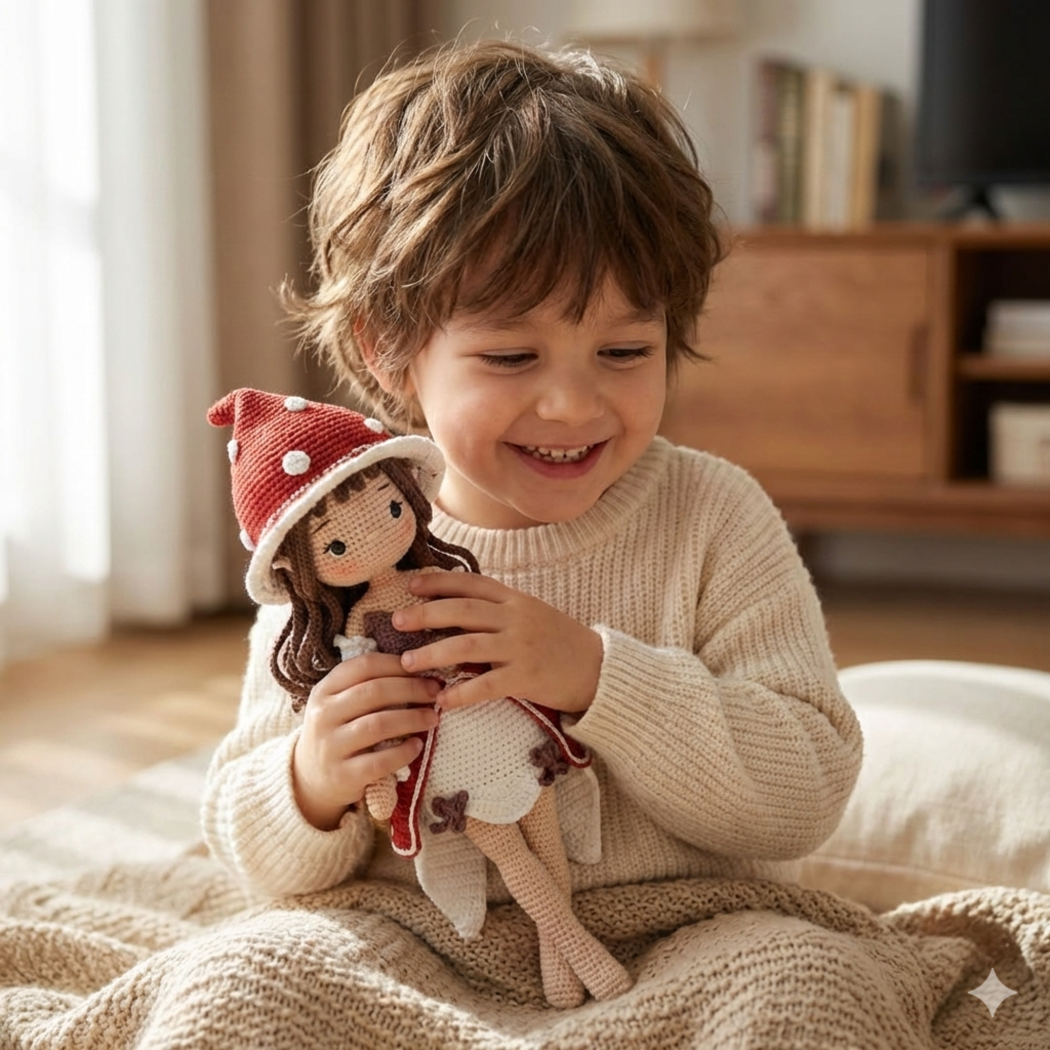 5-in-1 Fairy Crochet Doll Pattern Bundle, Amigurumi Doll PDF, Seasonal Fairies Collection, Multi-language with English Instant Download.