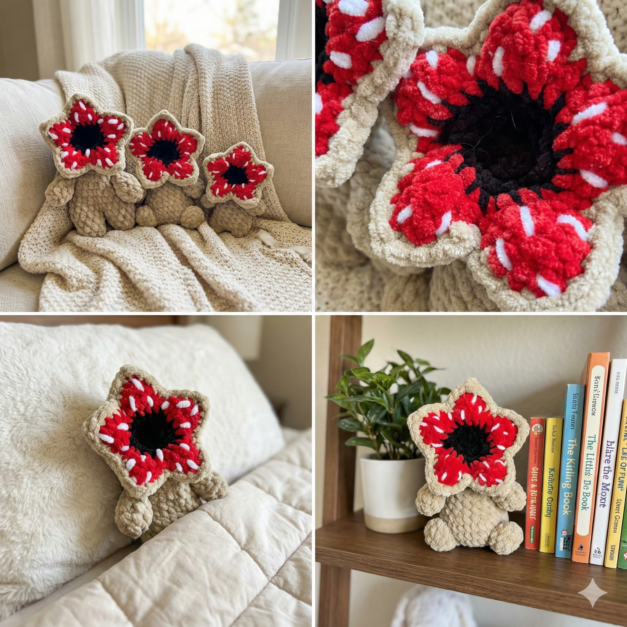 Demogorgan BUNDLE PDF Crochet Patterns Crochet Plushies- PDF Pattern