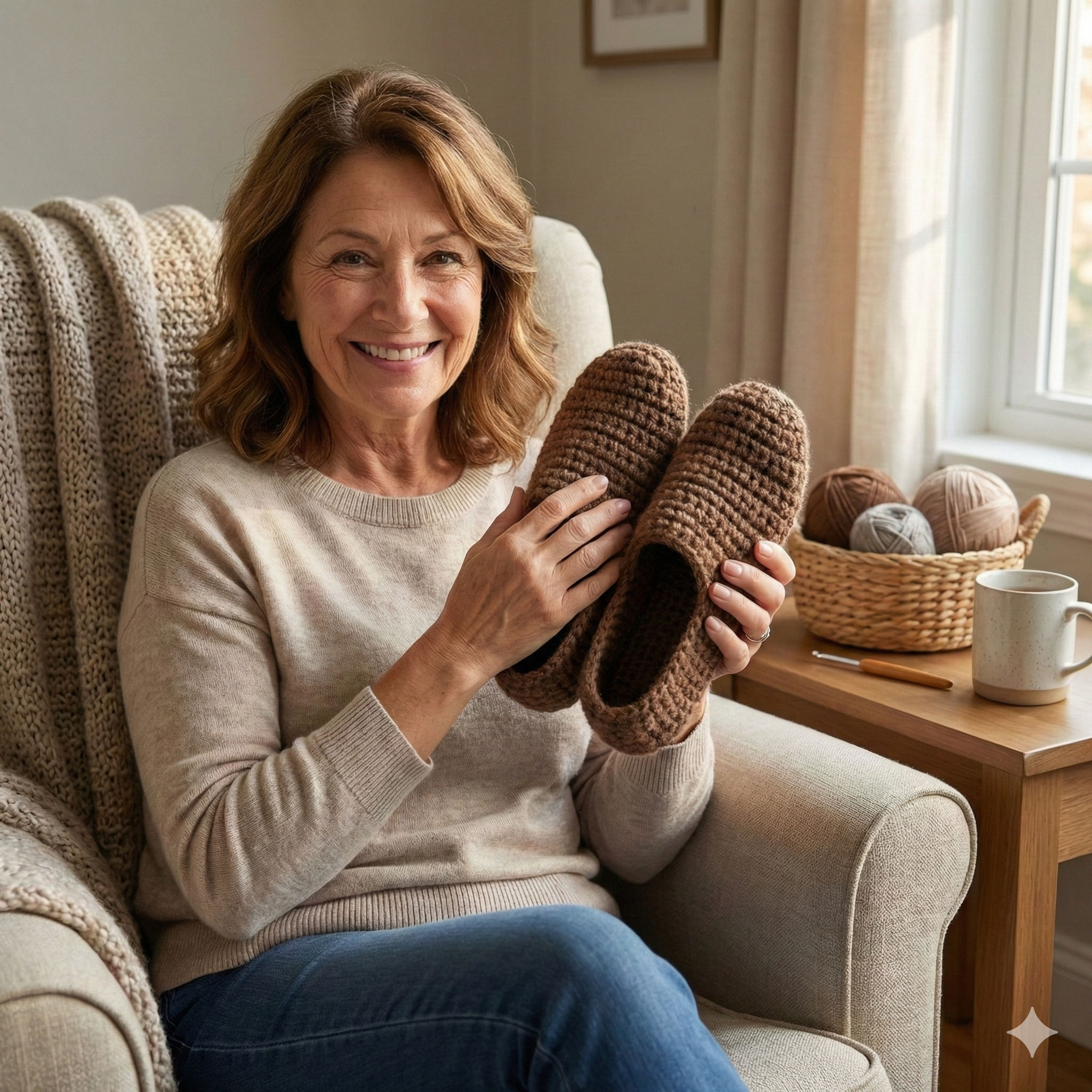 Crochet SoftFelt Slippers Pattern - Christmas Gift Ideas - Valentines Day - Cozy Wool Home Shoes