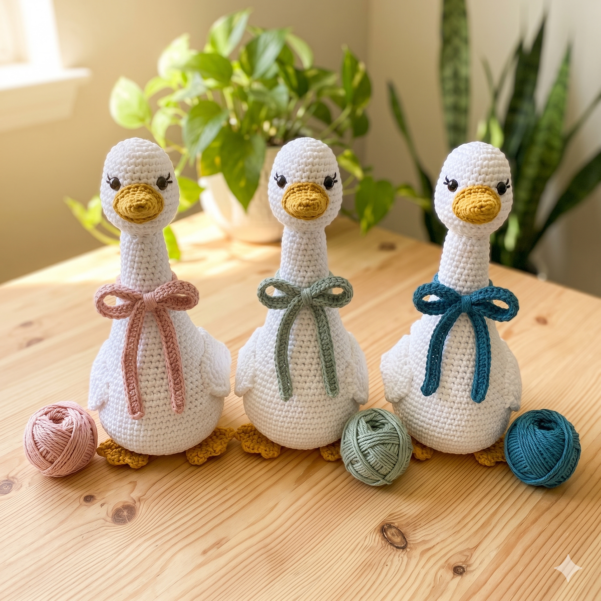 Grocery Bag Goose- English Crochet Pattern- PDF digital download- cute crochet goose, easy pattern