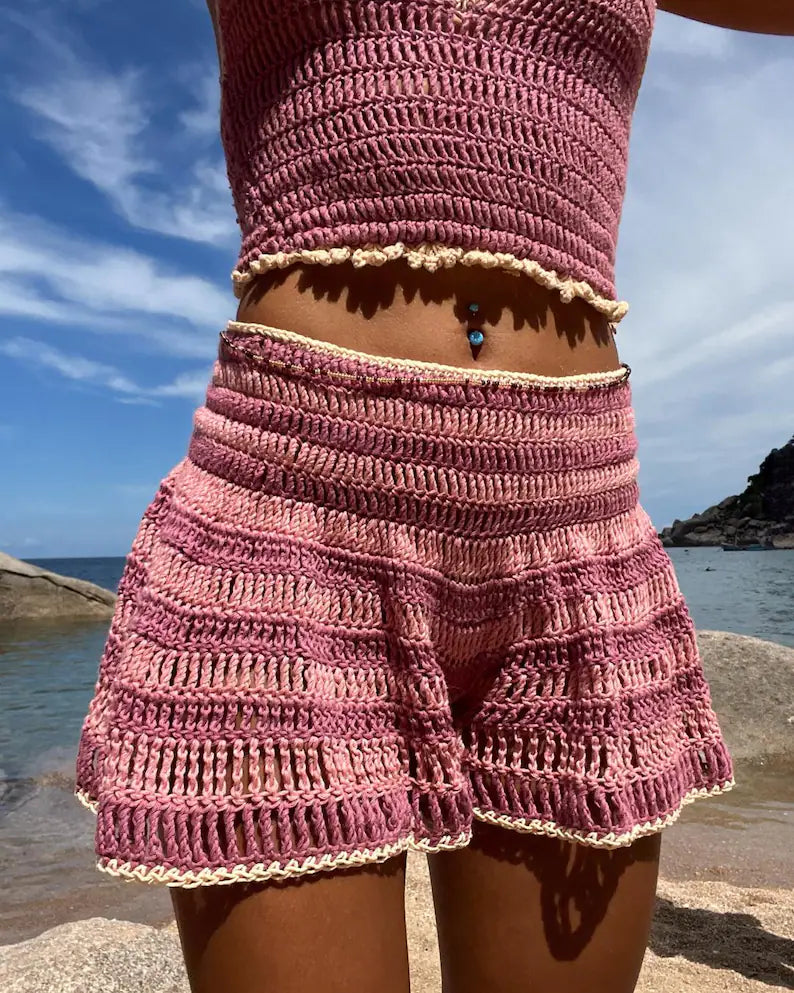 Piper Shorts, Culottes, Pants Pattern PDF | Beginner Crochet PATTERN | Digital Download