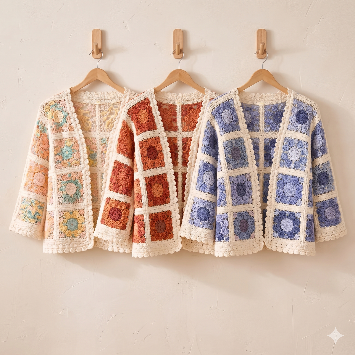Crochet Cardigan pattern pdf ,Summer Circles Jacket, Easy Granny sweater-XS-3XL, crochet cardigan Easy guide, Cardigan Pattern Tutorial