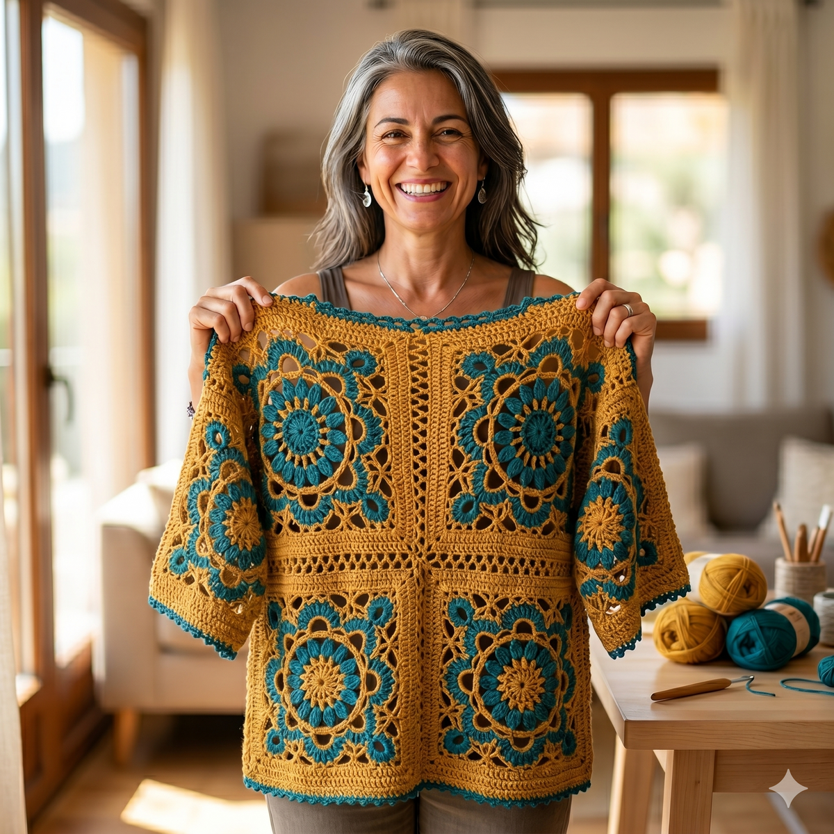CROCHET PATTERN: Clas Top | Granny Square Top with Video Tutorial | Instant Download PDF