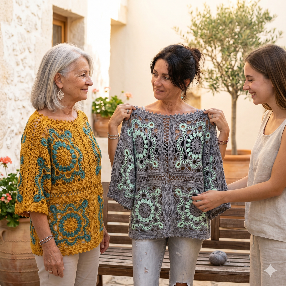 CROCHET PATTERN: Clas Top | Granny Square Top with Video Tutorial | Instant Download PDF