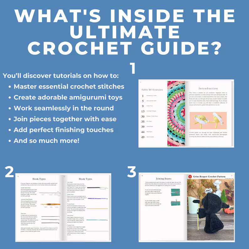 Crochet Pattern Bundle, 500+ Crochet Patterns, Amigurumi Crochet Patterns, Christmas Crochet Pattern, No Sew Crochet Pattern, Low Sew