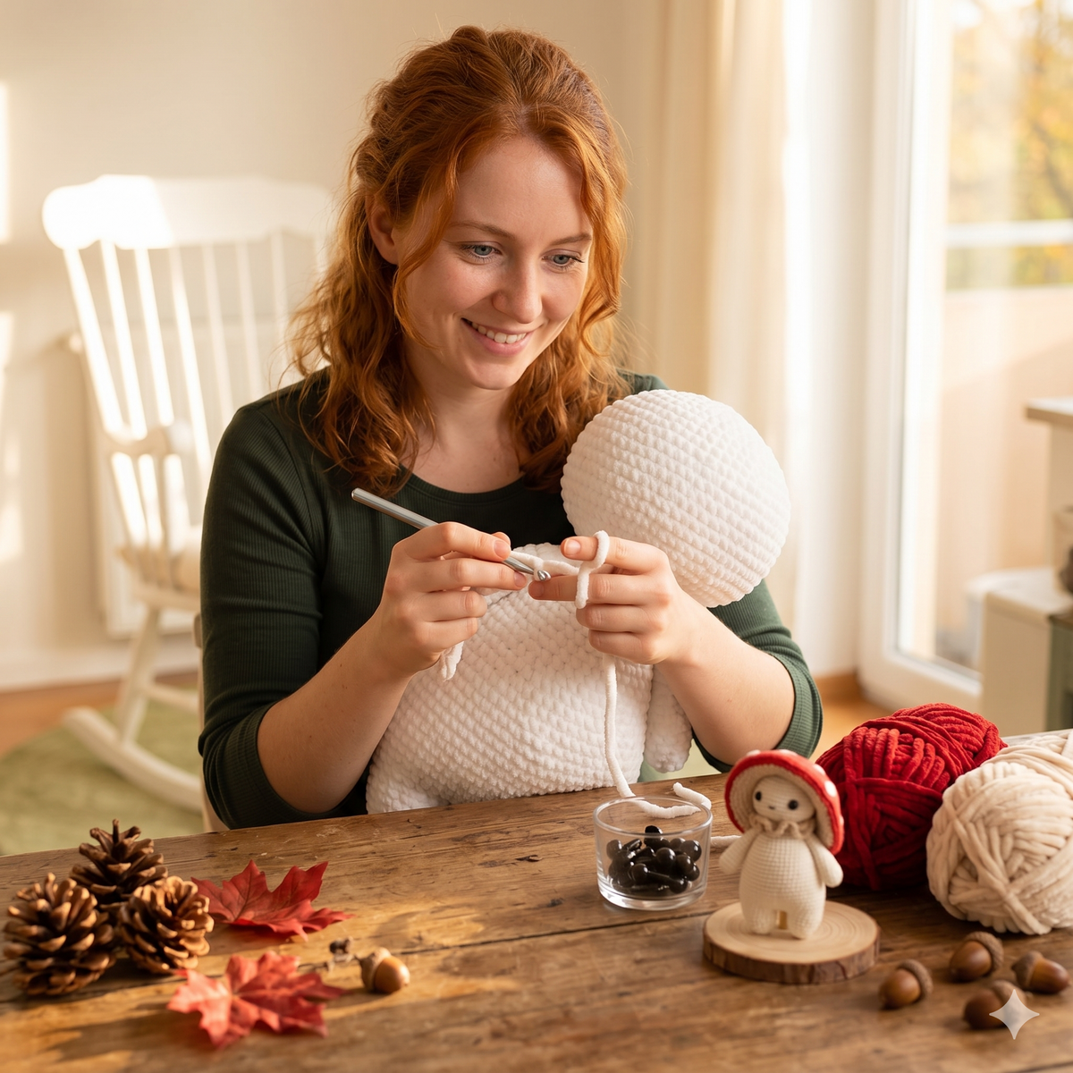 Mushroom guy - critter stitch crochet pattern / amigurumi