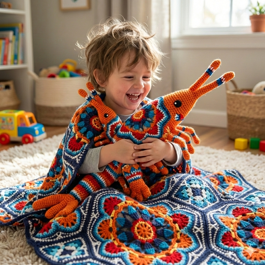 Persian Tiles Blanket Pattern